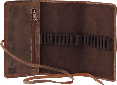 Vintage federmäppchen leder - federmäppchen,